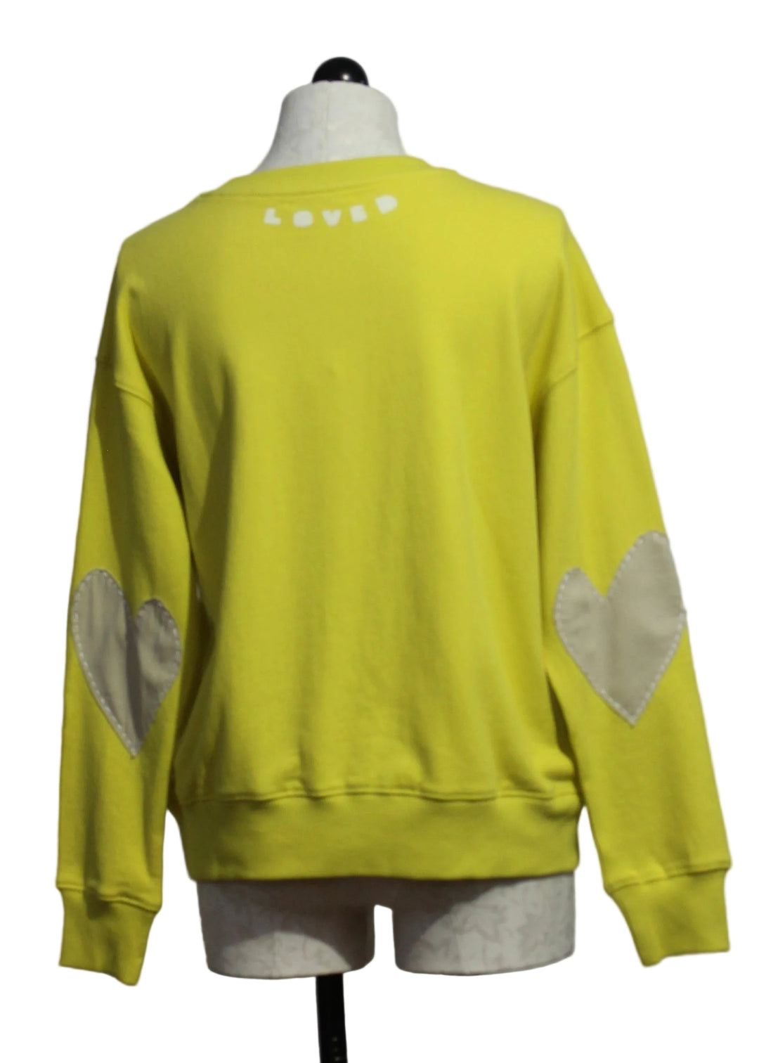 back view of Cactus Ex-Boyfriend Patchwork Sweatshirt by Kerri Rosenthal 