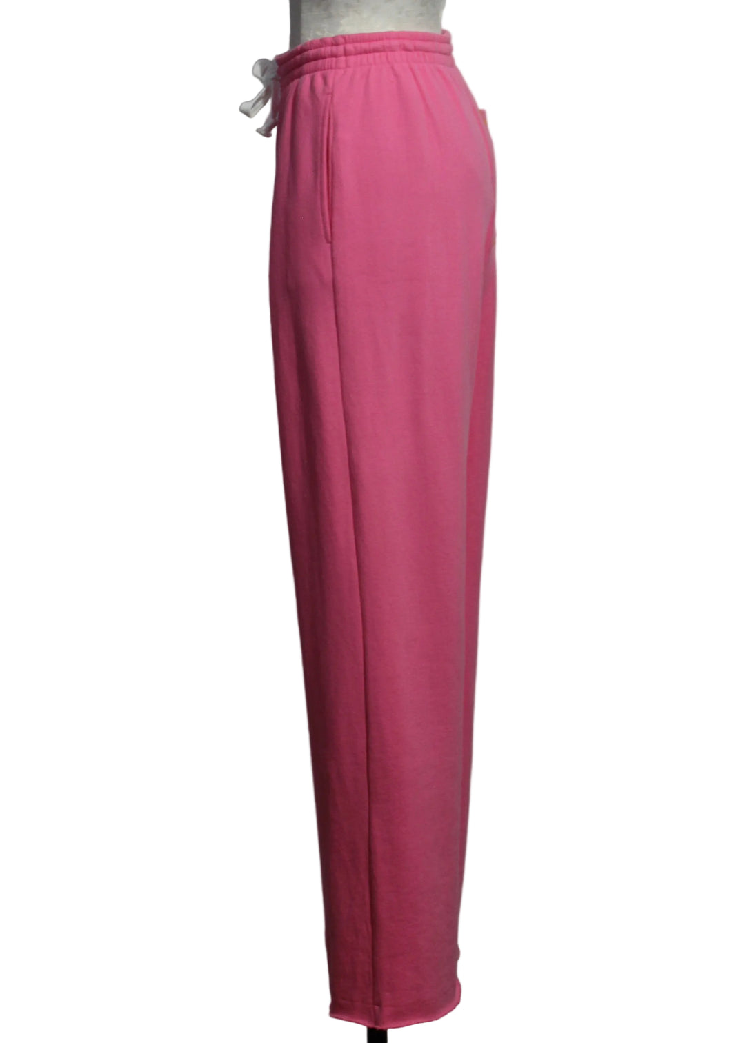 side view of Palm Pink Weekend Barb Sweatpant by Kerri Rosenthal 