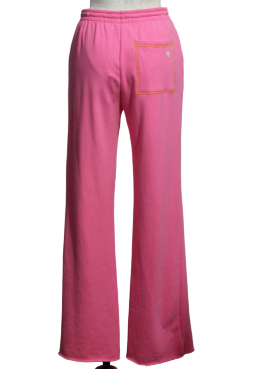 back view of Palm Pink Weekend Barb Sweatpant by Kerri Rosenthal 