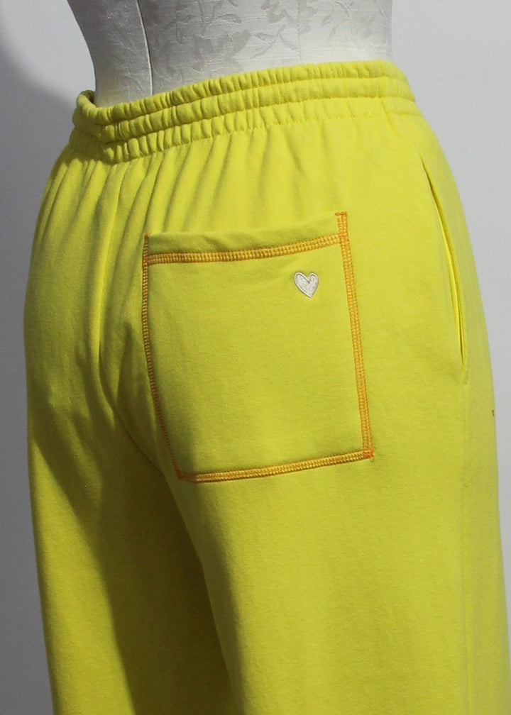 close up of back pocket of Cactus Weekend Barb Sweatpants by Kerri Rosenthal 