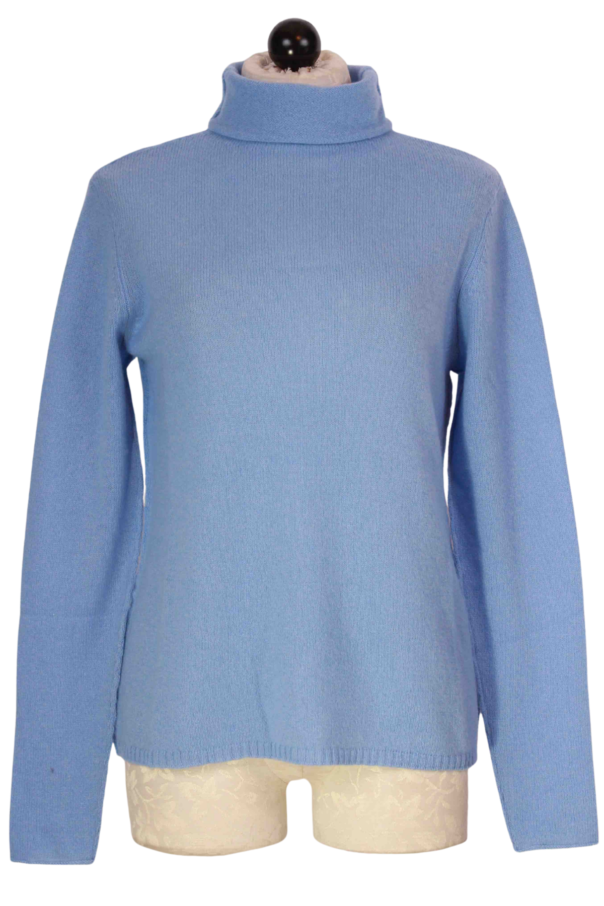 Chapel Hill Blue Harper Lightweight Sweater by Alashan Cashmere