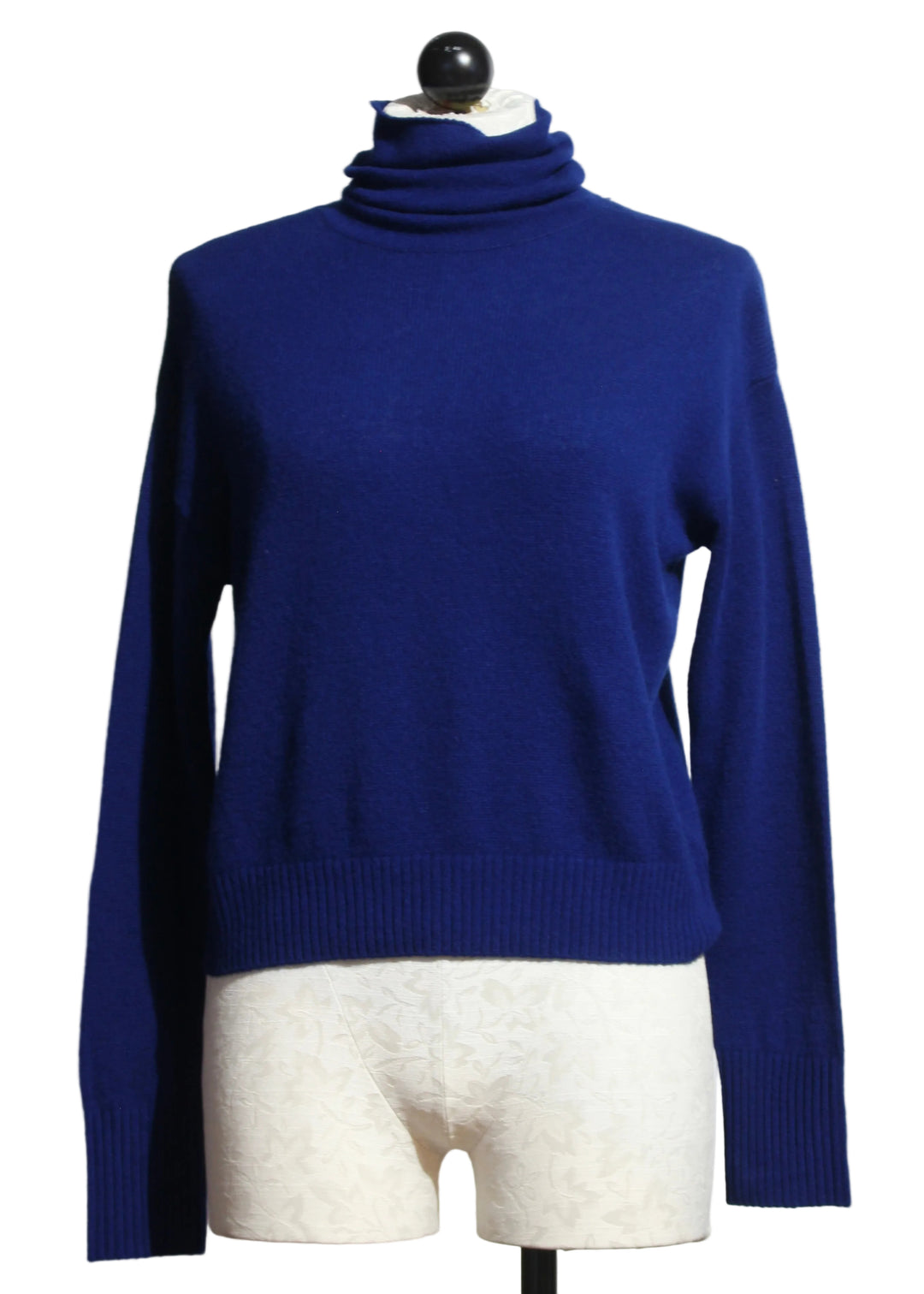 Gala colored Cashmere Rosa Drop Shoulder Turtleneck by Alashan Cashmere 
