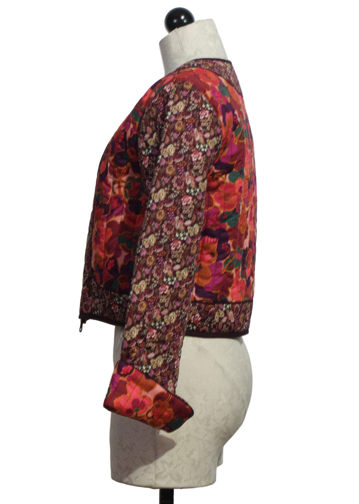 Side view of Quilted Pippa Jacket by Love the Label