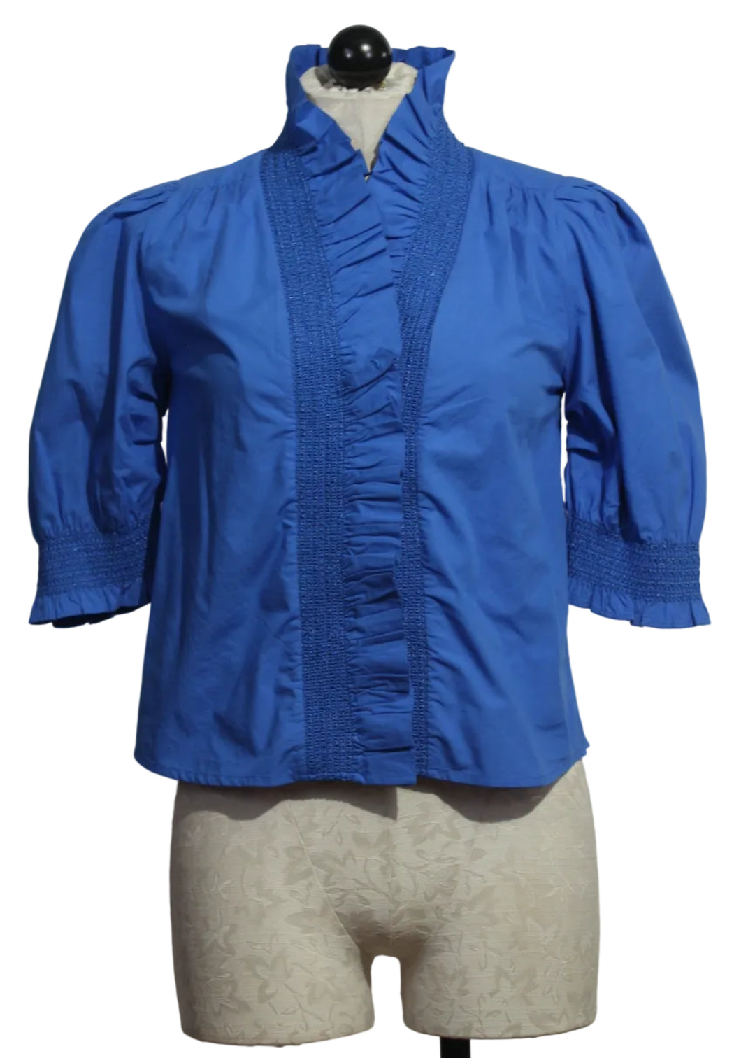 Palace Blue Zuri Top Short Sleeve by Love The Label