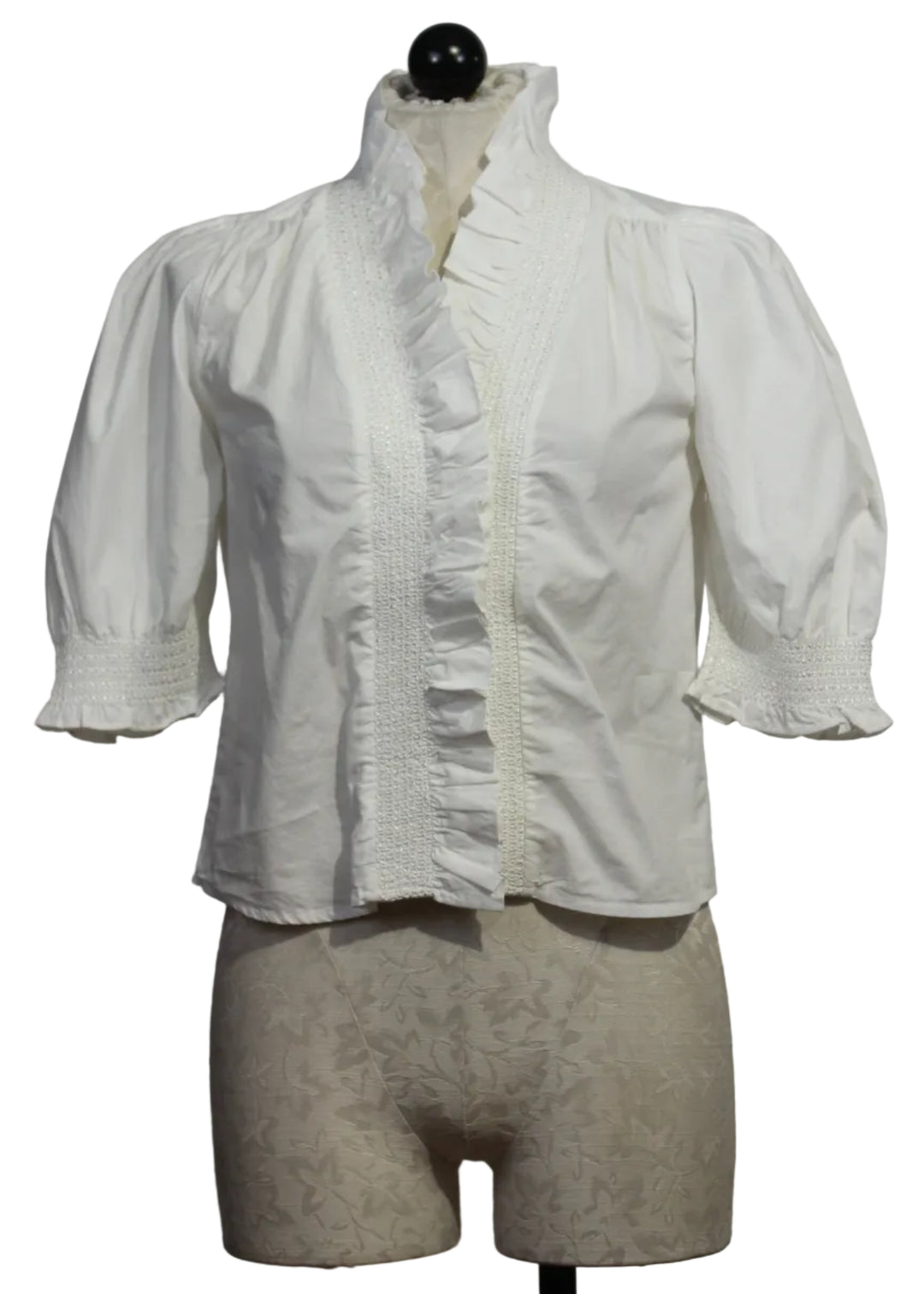 White Zuri Top Short Sleeve by Love The Label 