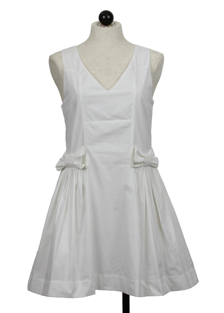 The Bright White Prim Mini Dress by Love The Label 