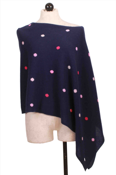 Midnight Combo Mallory Polka Dot Topper by Alashan Cashmere