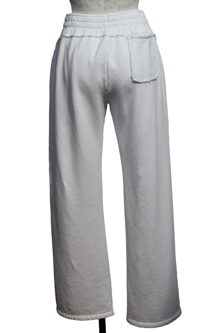 back view of the White Siena Sweatpant by Asher