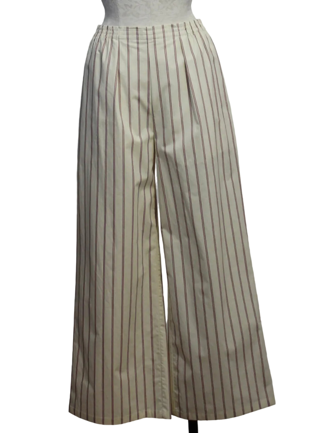 Misty Rose Striped Pull-On Clara Pant by Asher