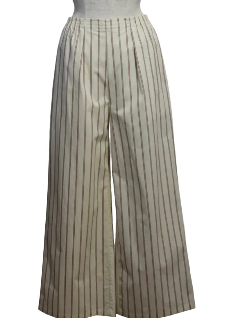 Misty Rose Striped Pull-On Clara Pant by Asher