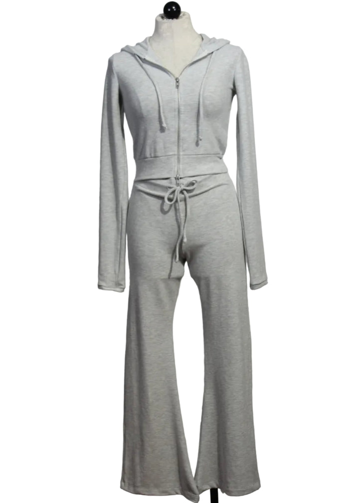 Oat Heather Perry Pant by Asher paired with the Oat Heather Sadie Hoodie by Asher