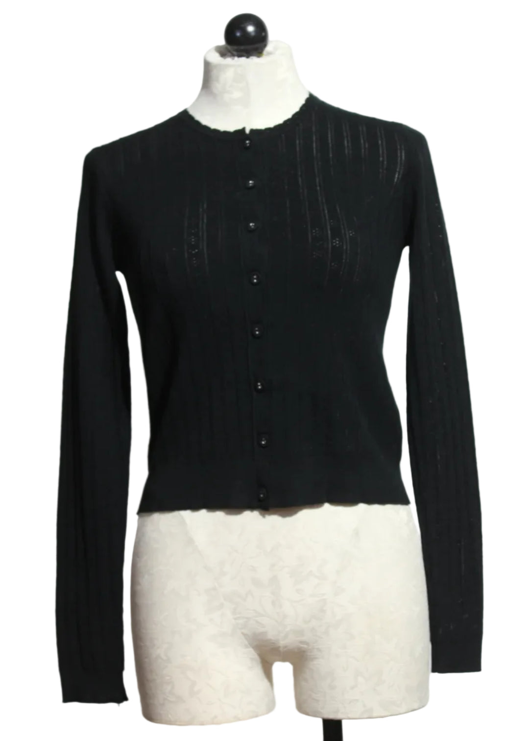 black Pipa Cardigan by Asher