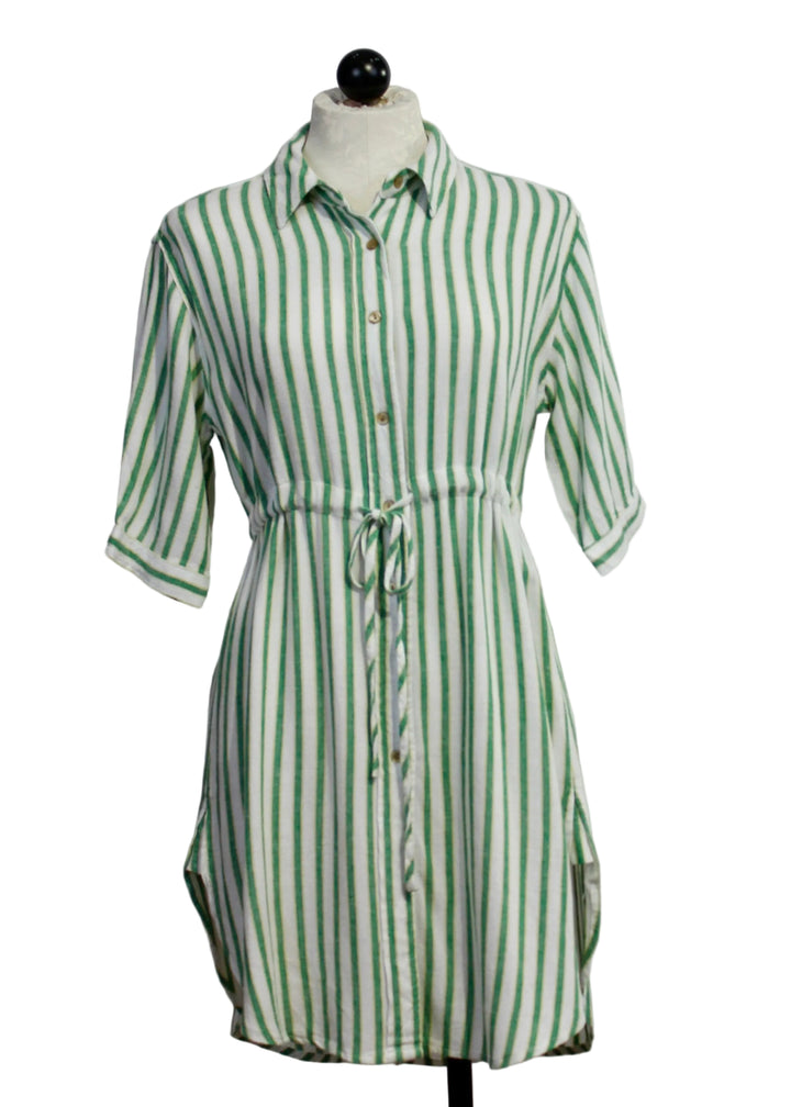 The Jenneva Dress by Velvet Heart in a Green Foliage color 