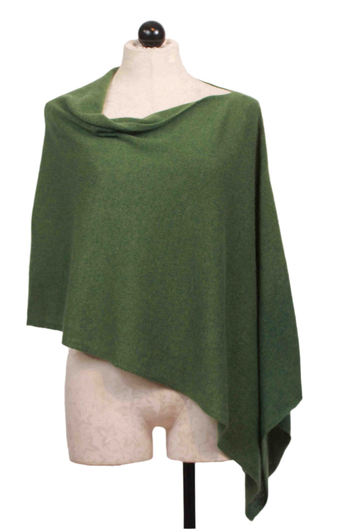 Basil Draped Cashmere Dress Topper by Alashan Cashmere