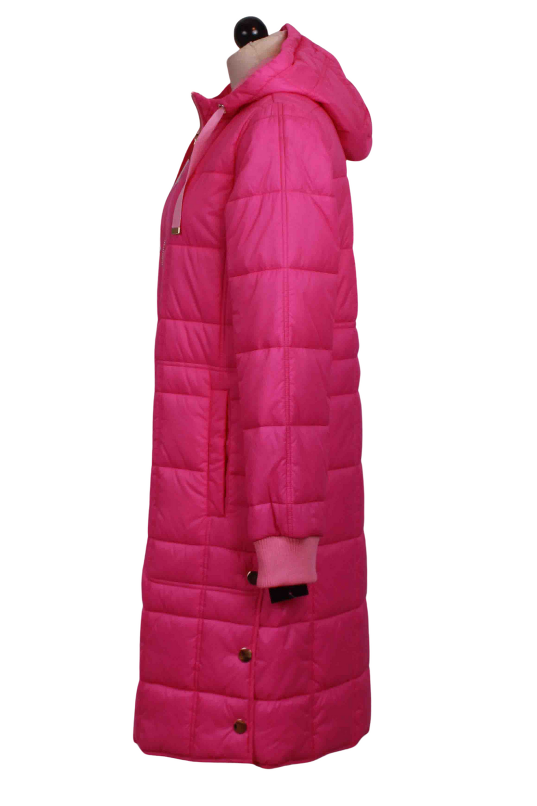 Hooded Quilted Leonardo Coat-Nikki Jones