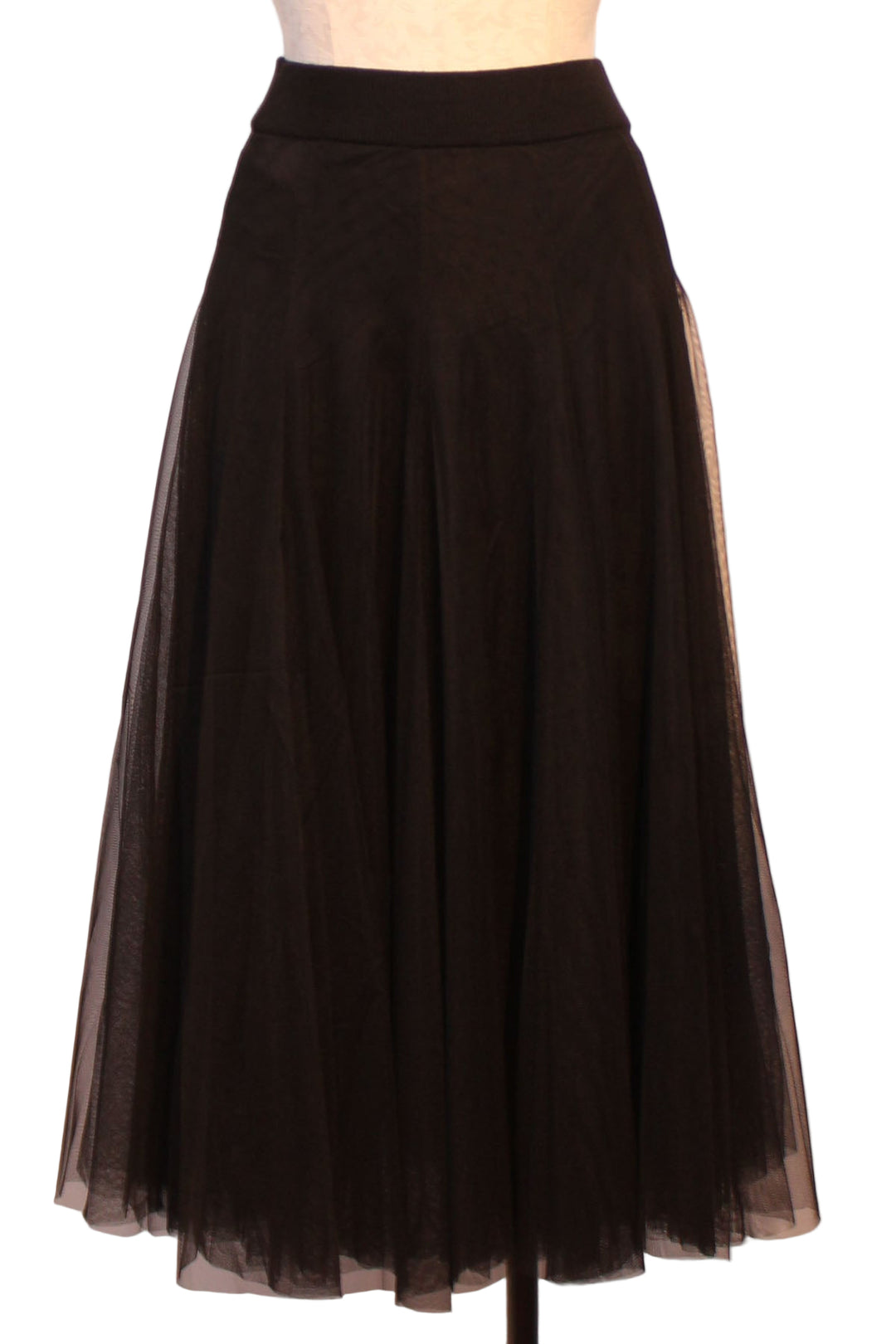 Black Liliana Tulle Skirt by Jessie Liu