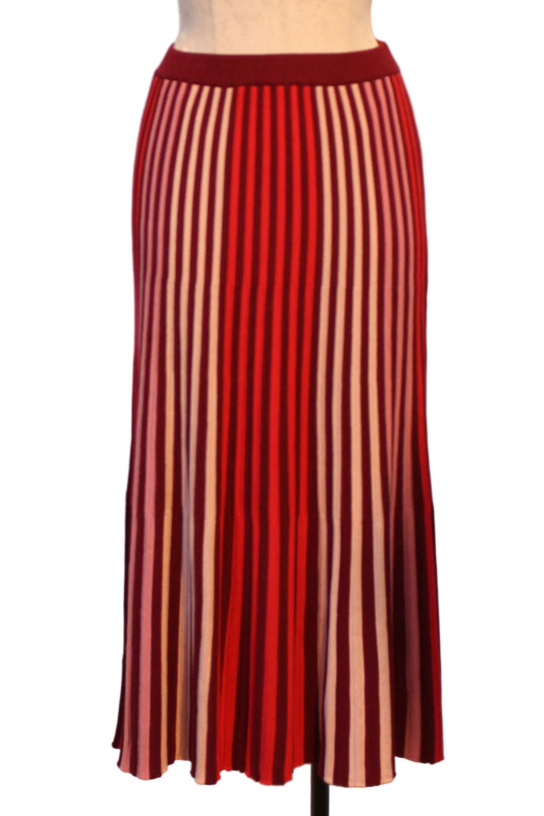 Rojo Stripe Lone Skirt by Aldo Martins