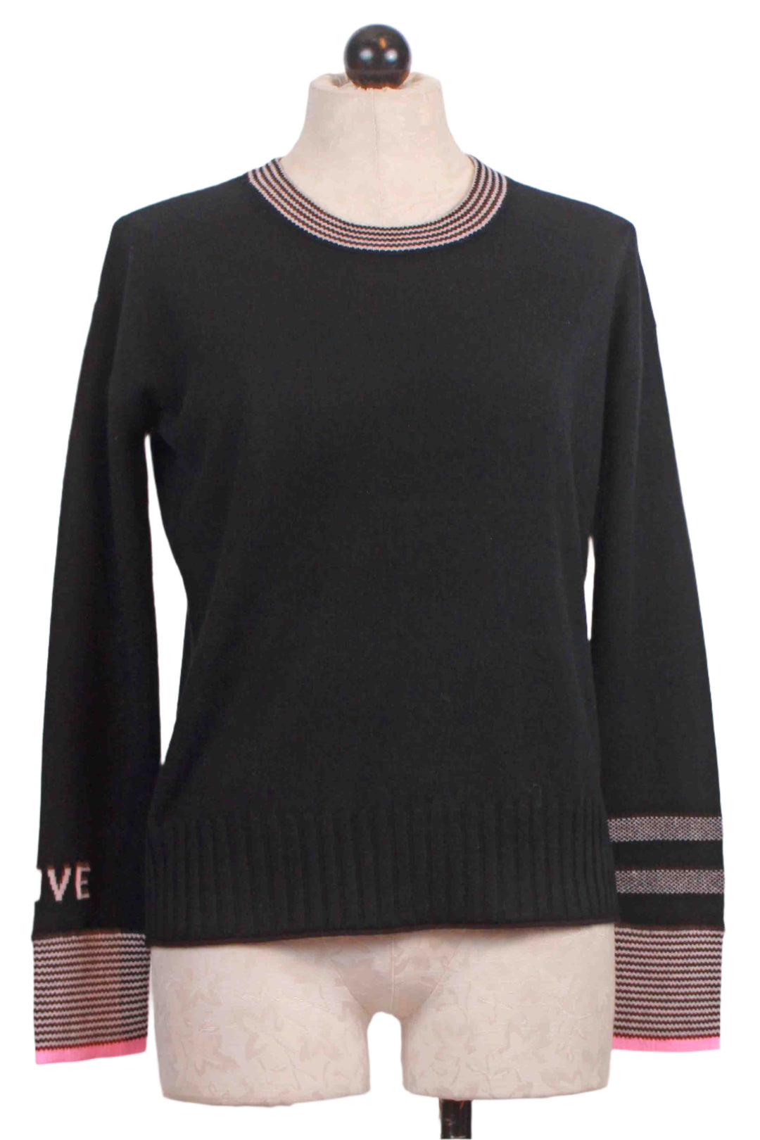 Onyx Love Story Sweater by Lisa Todd