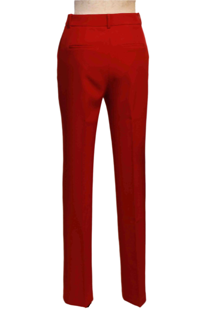 back view of Ruby colored Lynette Crepe Pants by Generation Love