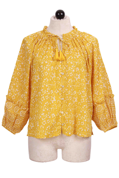 Cassia colored  Lyra Blouse by Cleobella