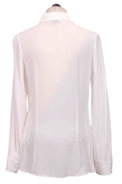 back view of Off White Metier Button Down Shirt by Rue Sophie