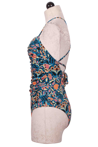 side view of Tallulah Natasha One Piece Swimsuit by Cleobella