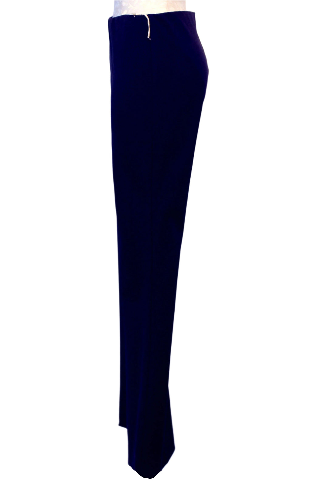 side view of Navy Fifteen Twenty Bootcut Pants
