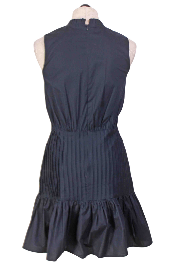 back view of Navy Niza Mini Dress by Kleid