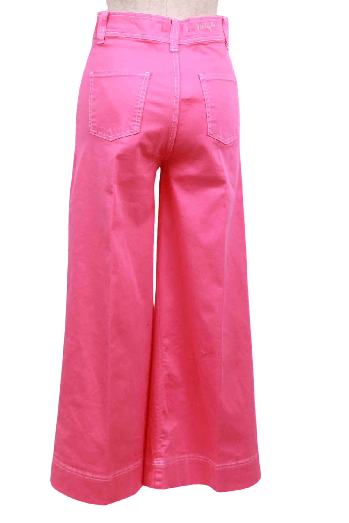 back view of Noa Pink Trouser by Vilagallo