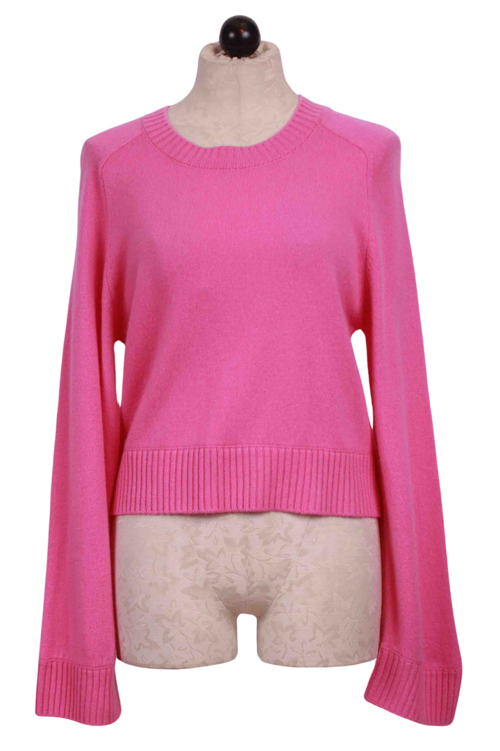 Jello Pink Omar Crew Neck Sweater by Crush