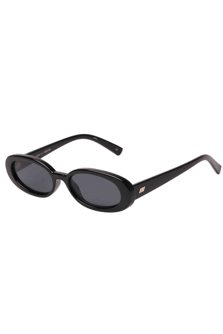 Black Outta Love Sunglasses by Le Specs