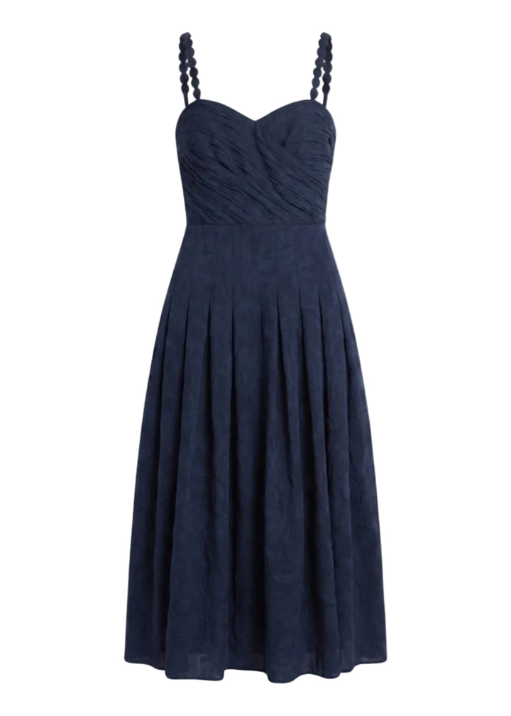 PF26 Marabel Midi Dress-Midnight Blue