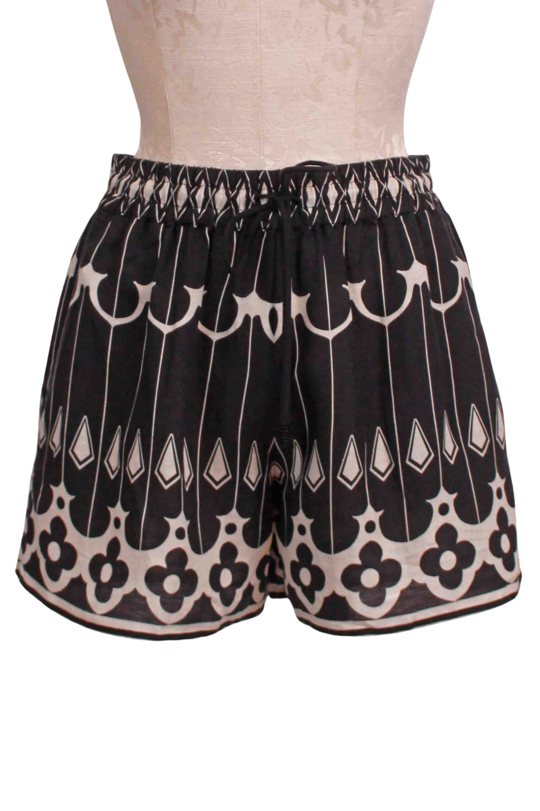 Onyx Black/St Mary's Pam Shorts by Scarlett Poppies