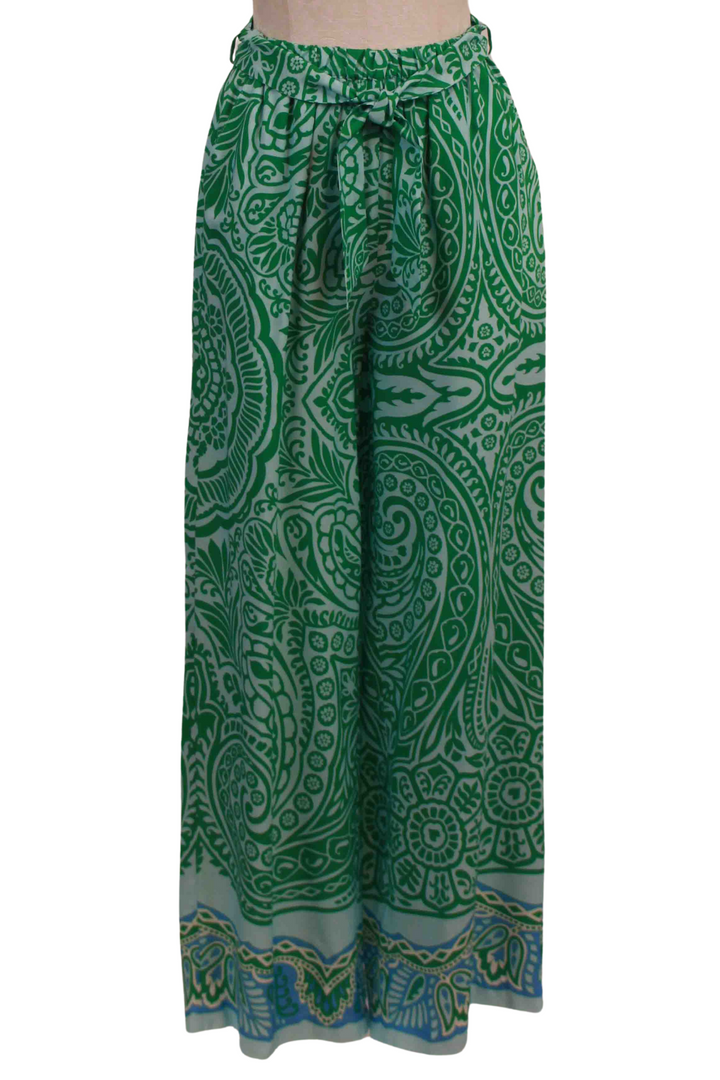 Vert colored Pantera Pant by Valerie Khalfon