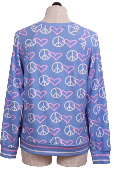 back view of Long Sleeve Peace Love Top by PJ Salvage