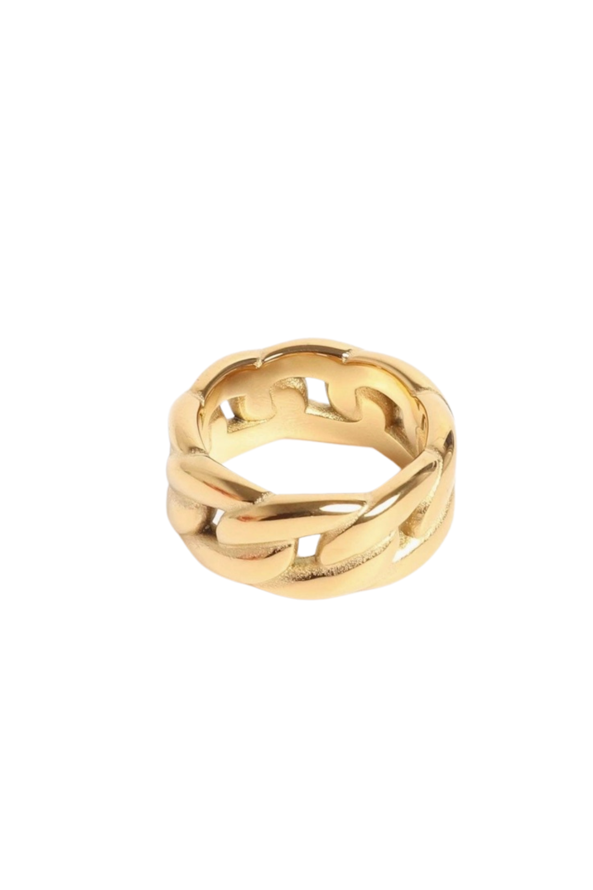 Gold Queens Band Ring by Marrin Costello