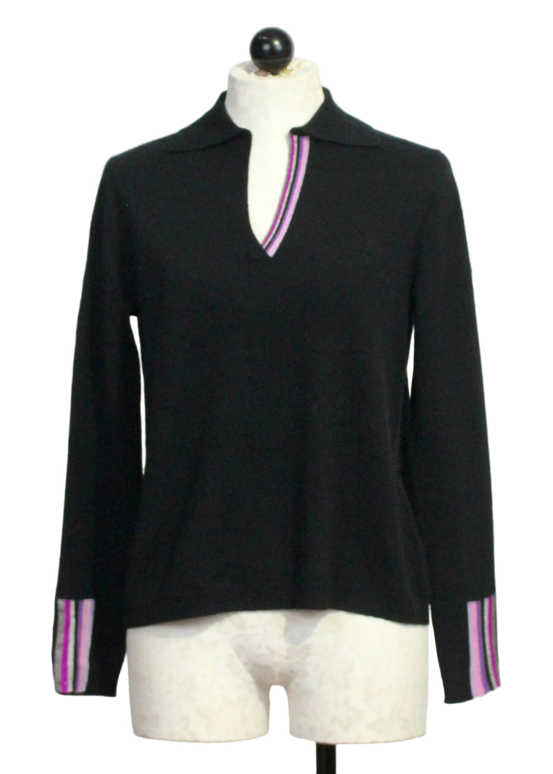 The ONYX Collar Call Sweater by Lisa Todd