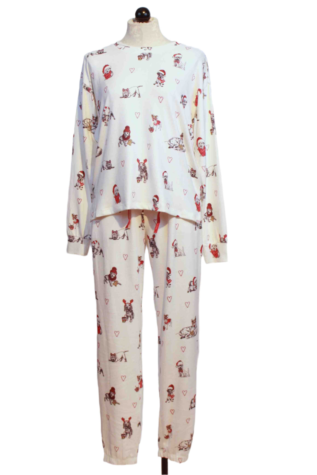 Ivory Candycane Lane PJ Set by PJ Salvage