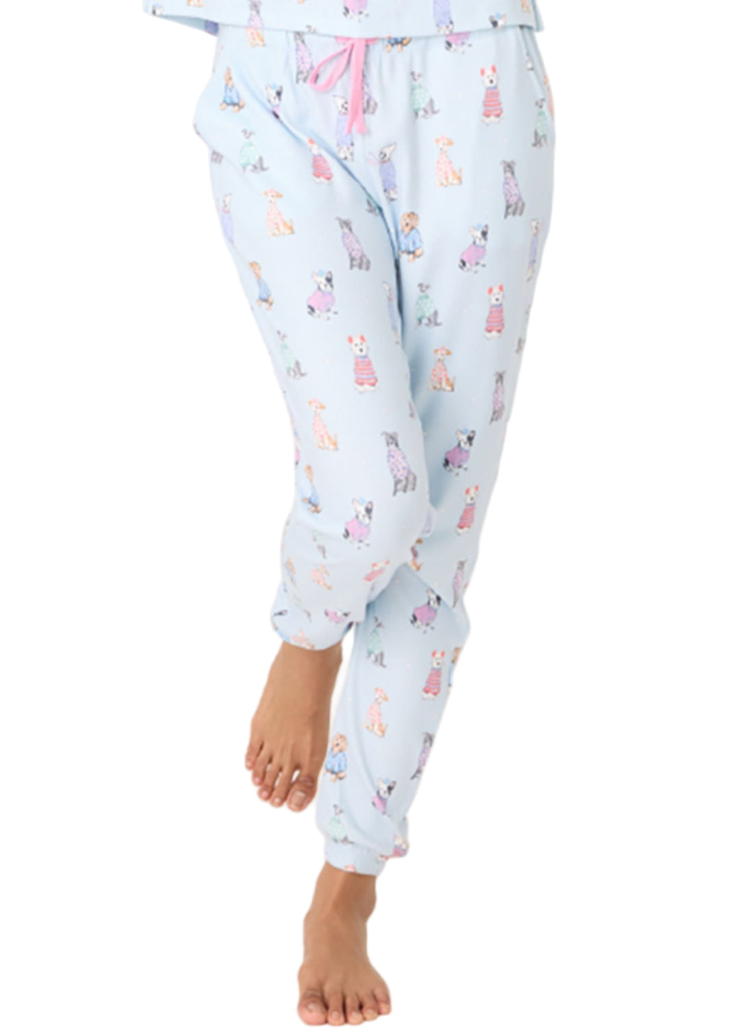 The Doggone Cold Banded Pant by PJ Salvage in Blue Haze