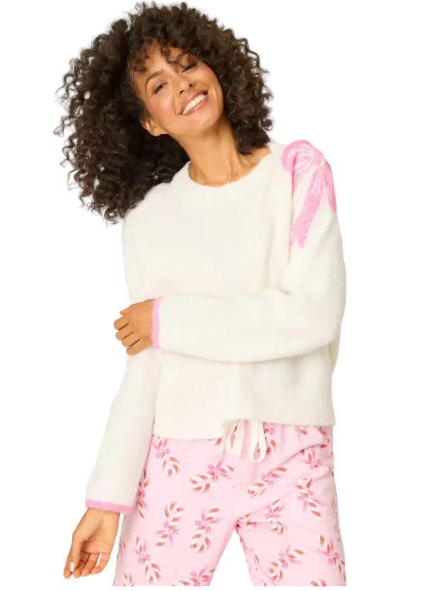 The Long Sleeve PJ Sweater with Bow by PJ Salvage 
