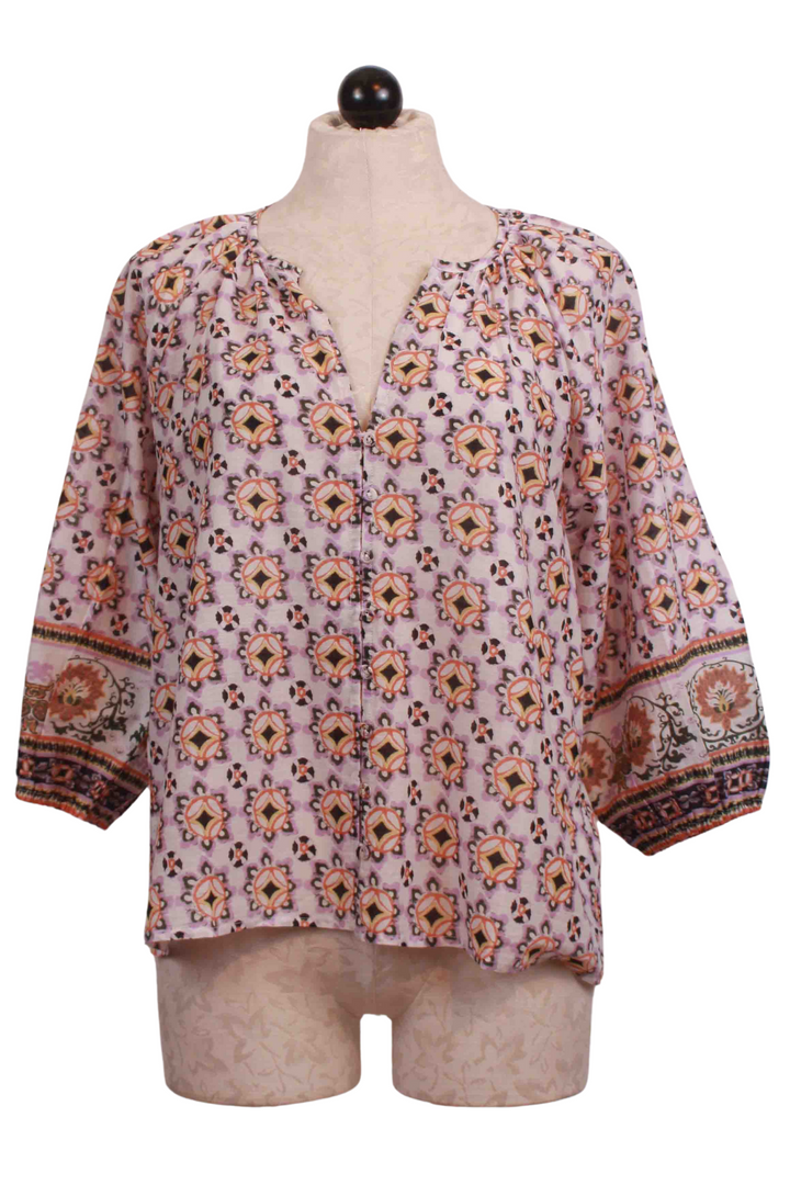 Ramona Blouse by Cleobella in the Marrakesh print