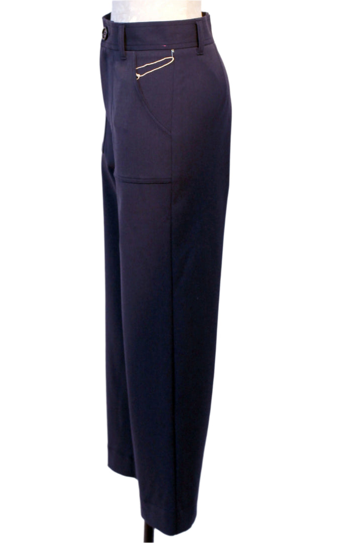 side view of  Rylee Crop Pant by Fifteen Twenty 
