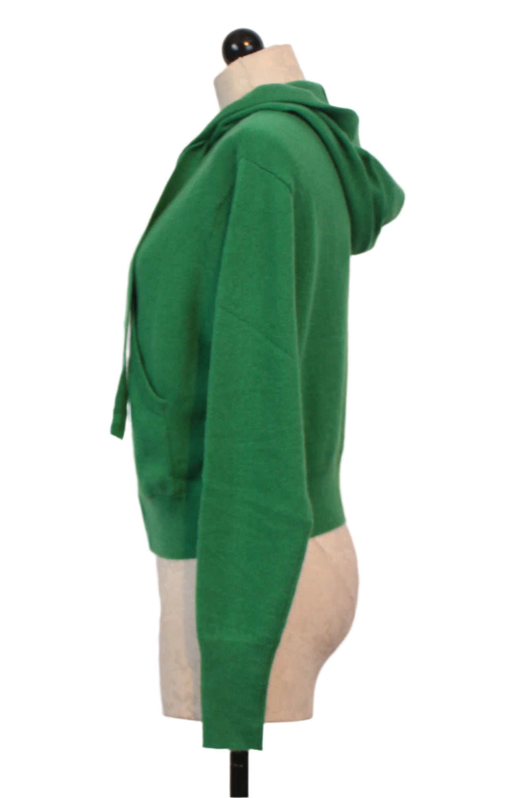 side view of Rio Cropped Hoodie by Colorush