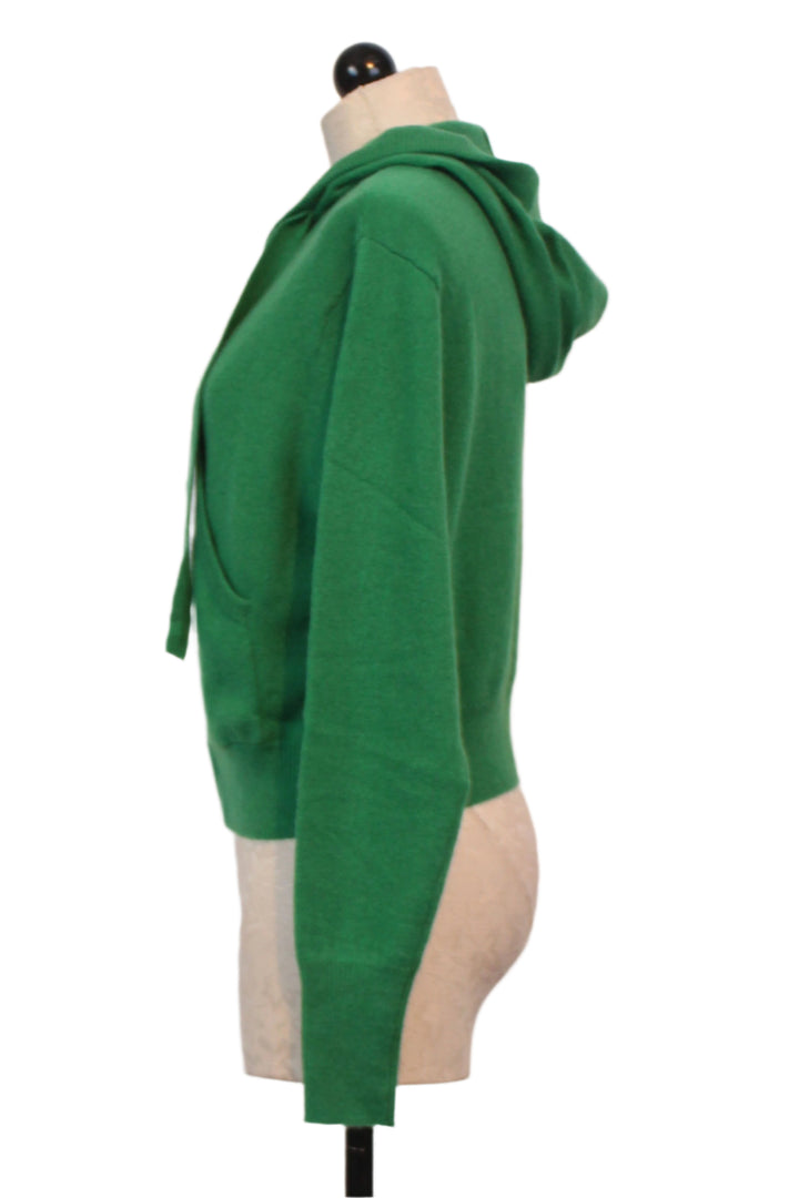 side view of Rio Cropped Hoodie by Colorush