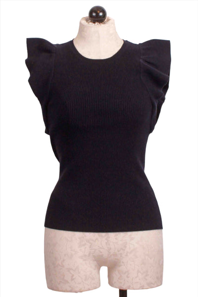 navy Rory Cap Sleeve Top by Marie Oliver