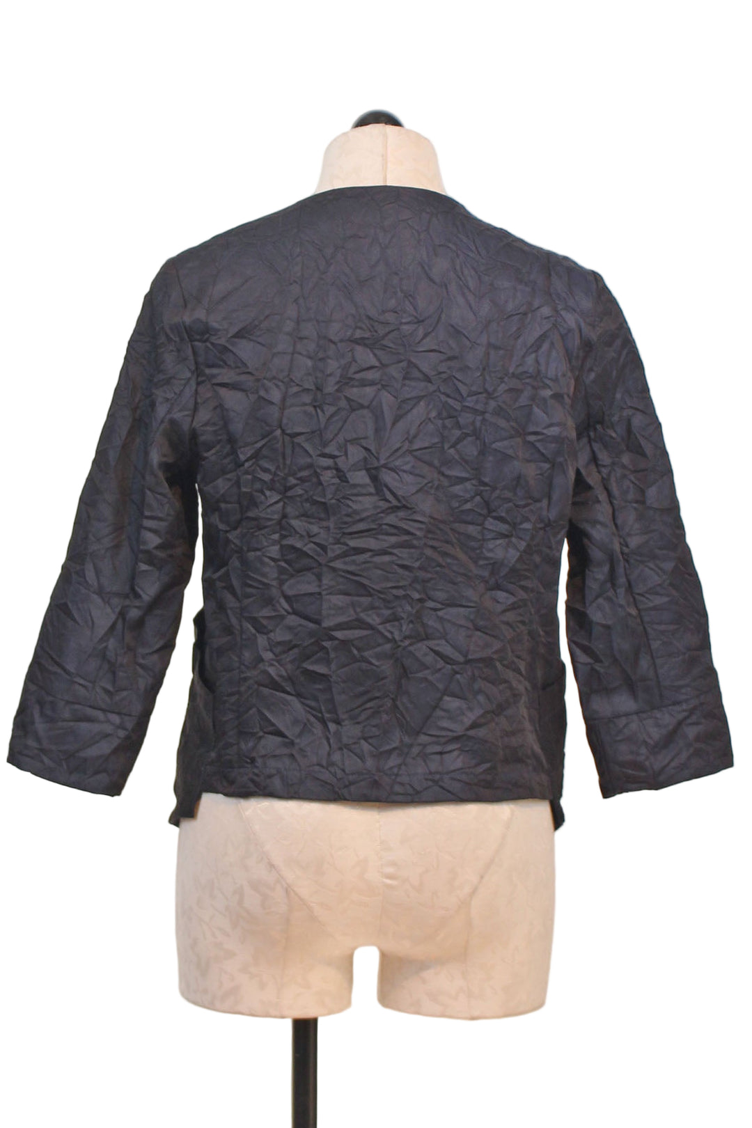 back view of Arturo Jacket by Kozan in a Crushed Dark Navy