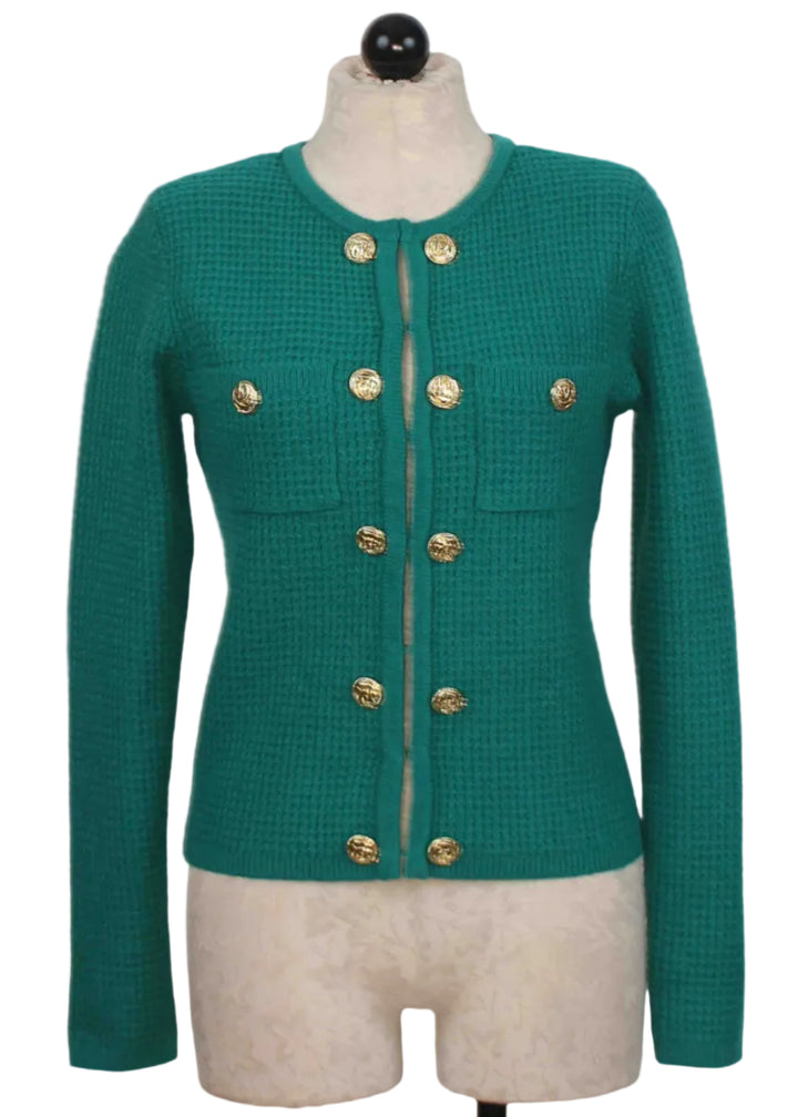 Topaz-Colored Cypress Cardigan by Generation Love