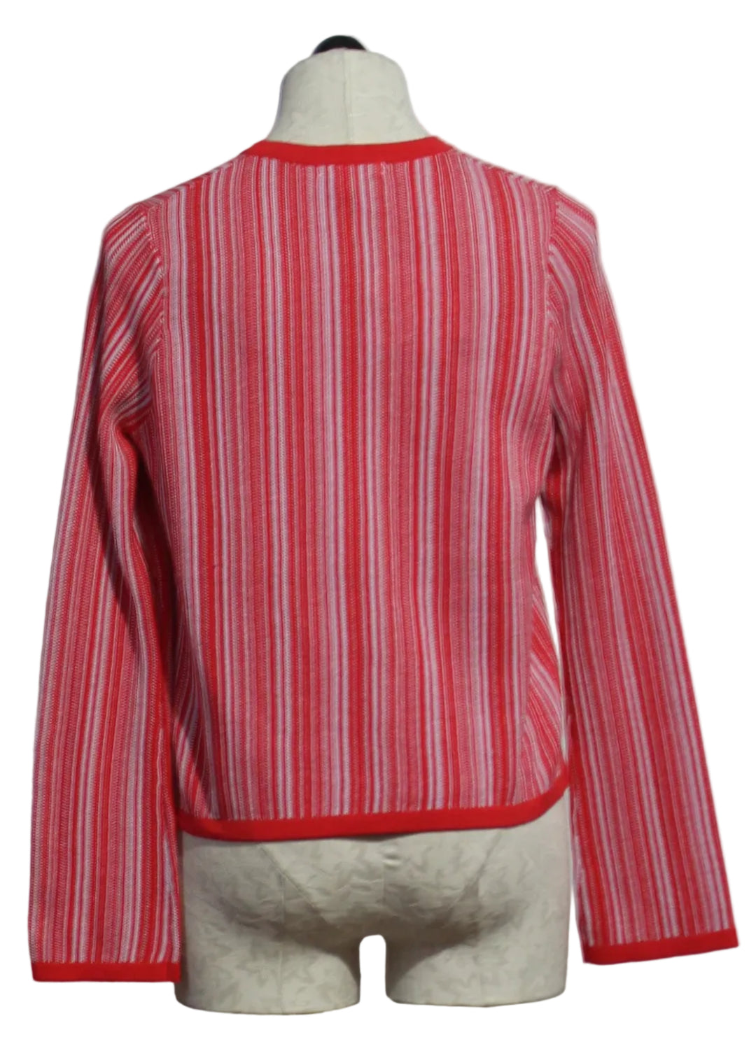 back view of Sun-Kissed Cardi by Lisa Todd in the Lipstick Combo Color