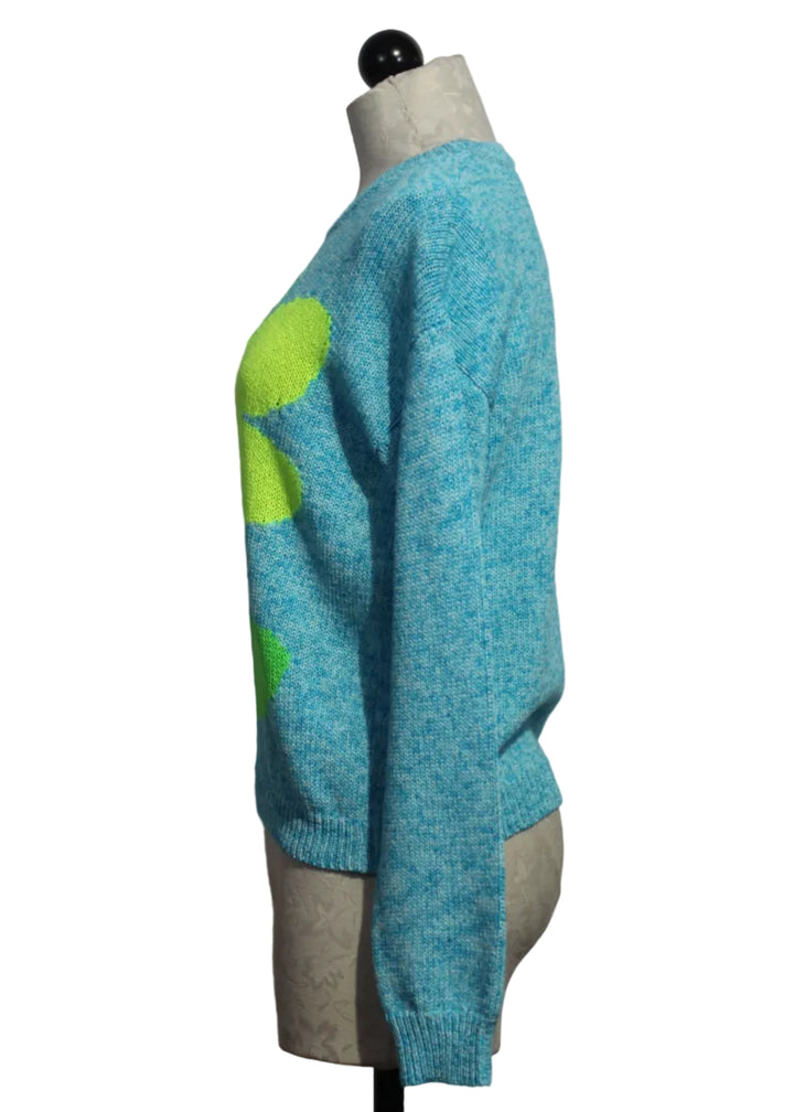 side view of Bel Fiore Sweater by Lisa Todd