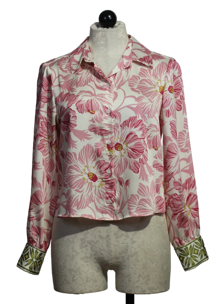  Alexa Lotus Floral Blouse by Drew 
